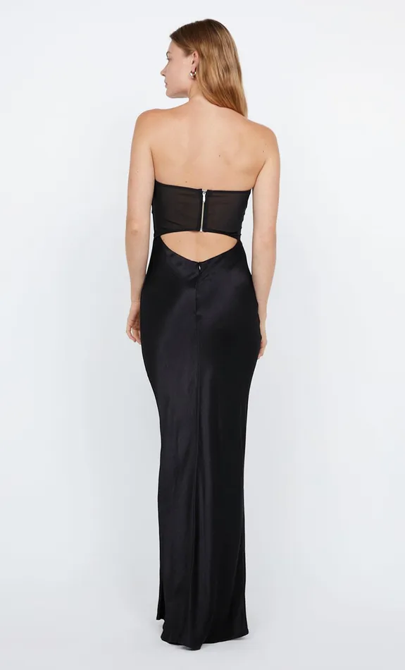 Bec Bridge Event Wear Dresses HALLE STRAPLESS DRESS Black 8211 Women