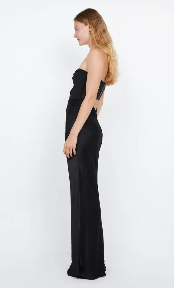 Bec Bridge Event Wear Dresses HALLE STRAPLESS DRESS Black 8211 Women