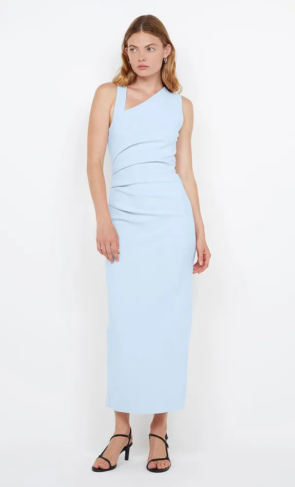 Bec Bridge Event Wear Dresses LETTY MIDI DRESS Dusty Blue 8211 Women