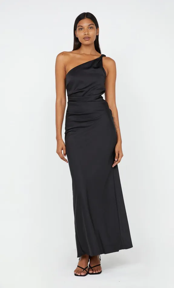 Bec Bridge Event Wear Dresses LUNETTA ASYM DRESS Black 8211 Women