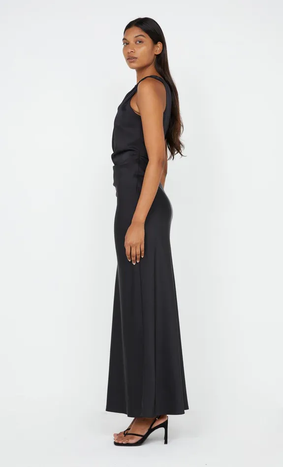 Bec Bridge Event Wear Dresses LUNETTA ASYM DRESS Black 8211 Women