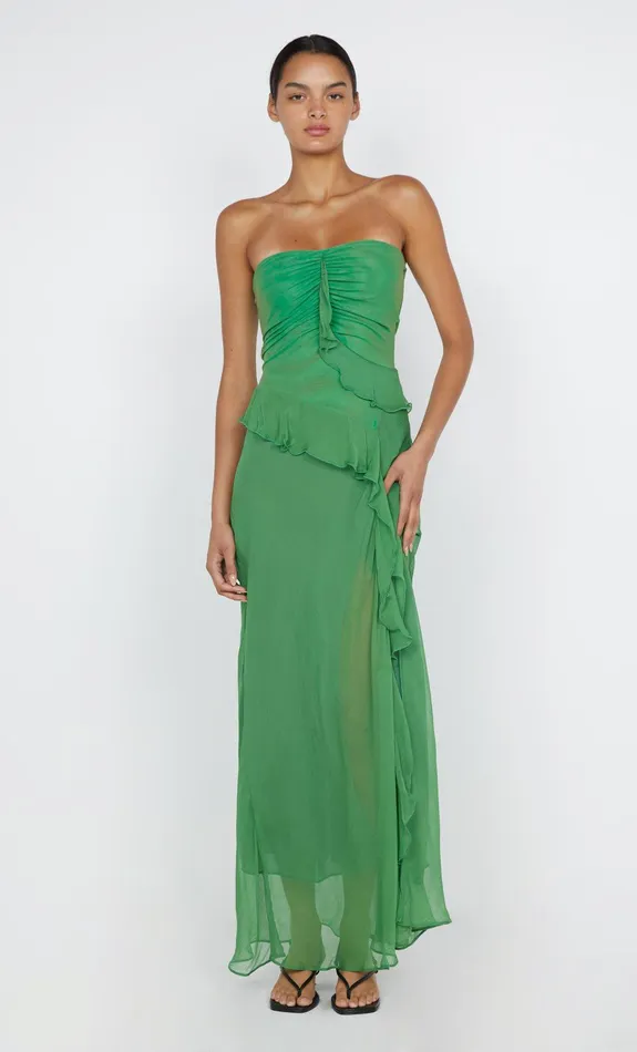 Bec Bridge Event Wear Dresses MARESCA STRAPLESS DRESS Green Apple 8211 Women