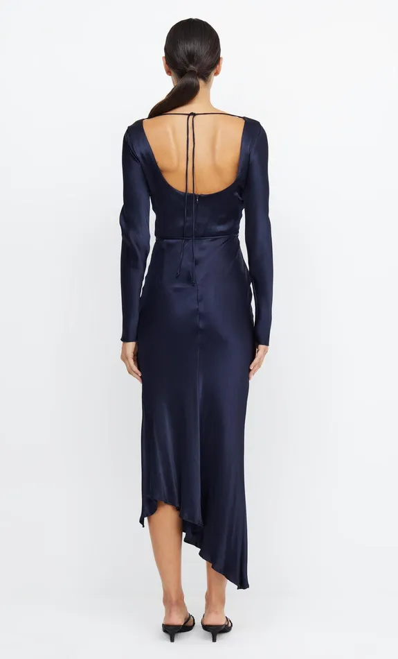 Bec Bridge Event Wear Dresses MOON DANCE LONG SLEEVE MAXI DRESS Ink 8211 Women