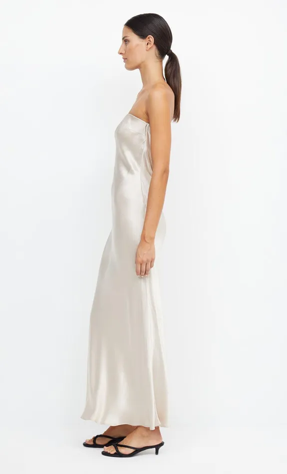 Bec Bridge Event Wear Dresses MOON DANCE STRAPLESS DRESS Sand 8211 Women