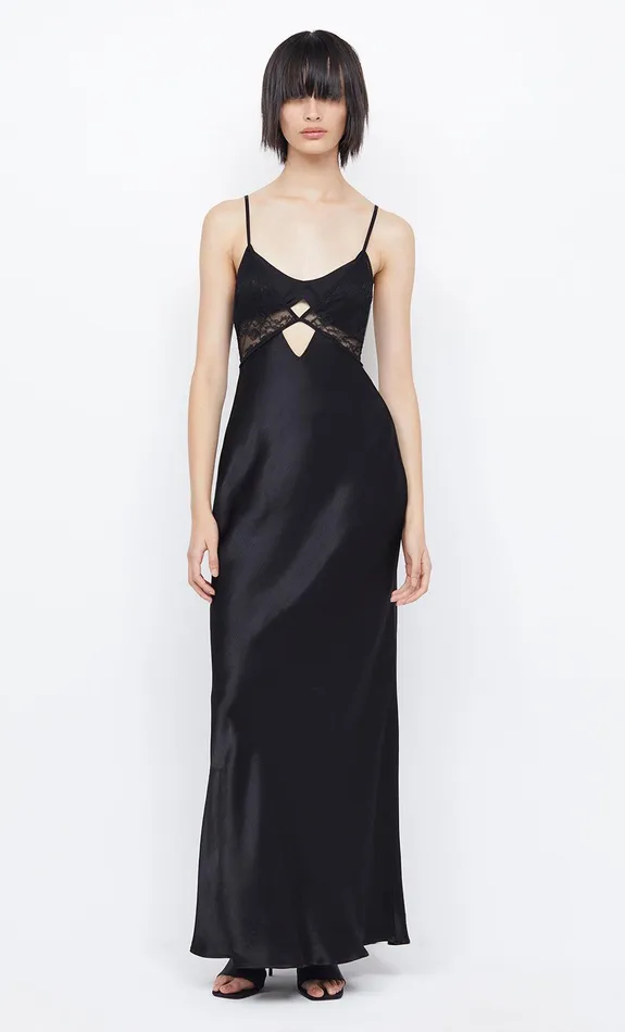 Bec Bridge Event Wear Dresses NORA LAYERED MAXI DRESS Black 8211 Women