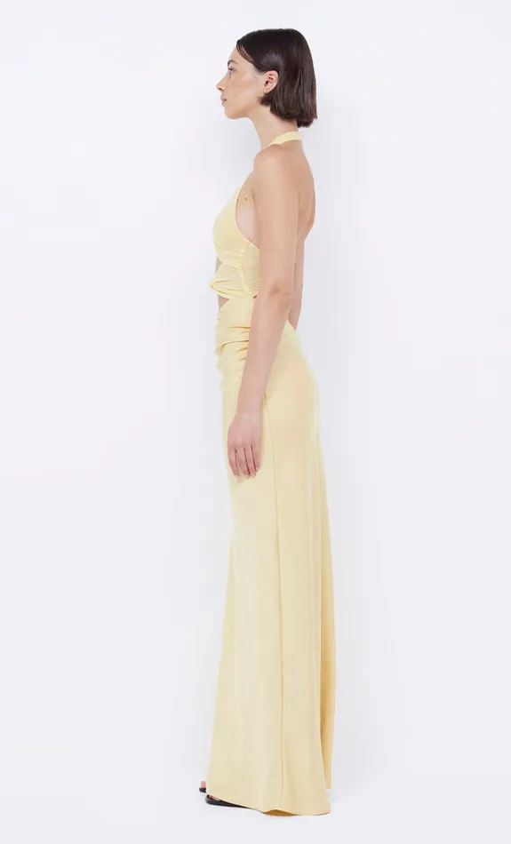 Bec Bridge Event Wear Dresses SOLARE HALTER DRESS Citrus 8211 Women