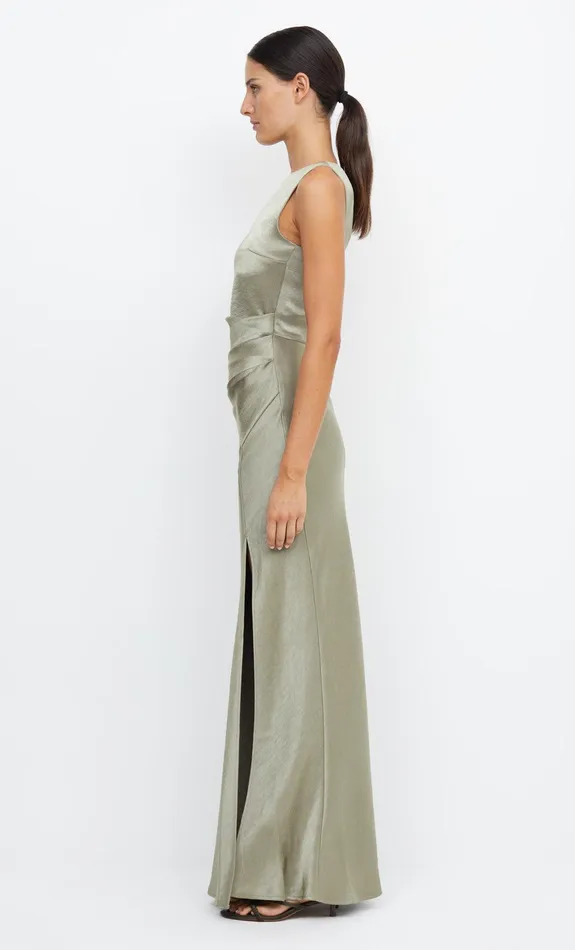 Bec Bridge Event Wear Dresses THE DREAMER ASYM DRESS Sage 8211 Women