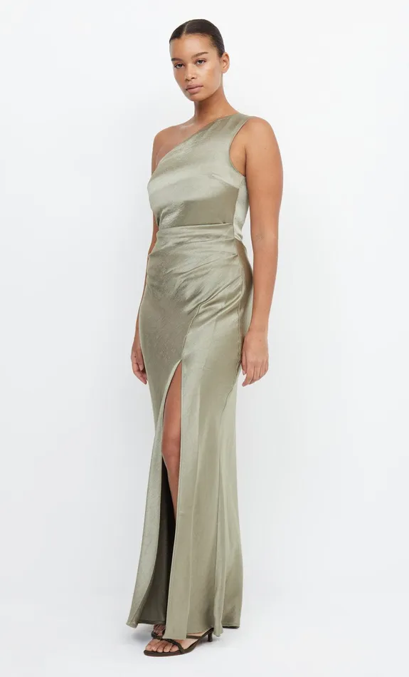 Bec Bridge Event Wear Dresses THE DREAMER ASYM DRESS Sage 8211 Women