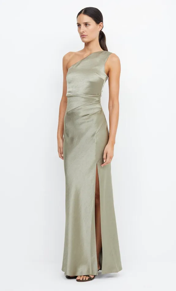 Bec Bridge Event Wear Dresses THE DREAMER ASYM DRESS Sage 8211 Women