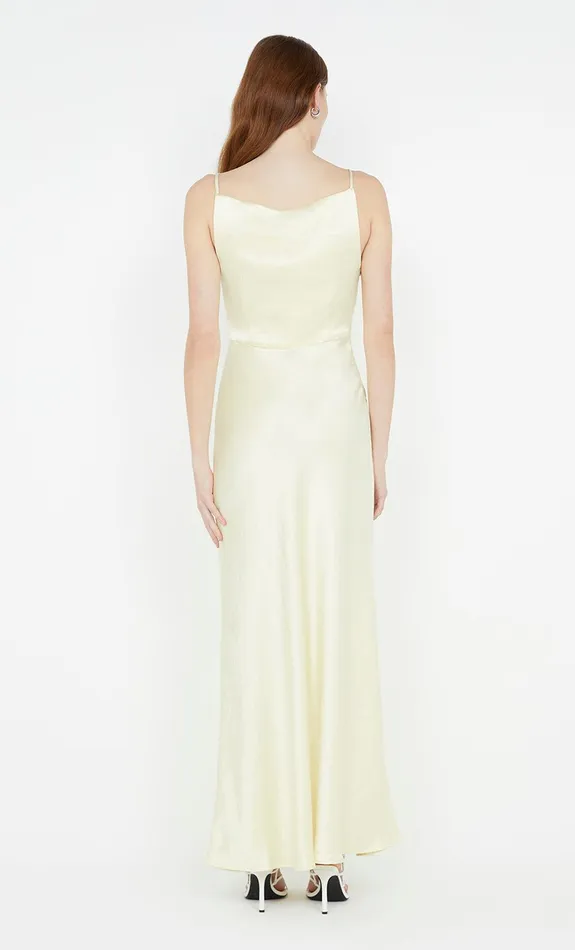 Bec Bridge Event Wear Dresses THE DREAMER MAXI DRESS Ice Yellow 8211 Women