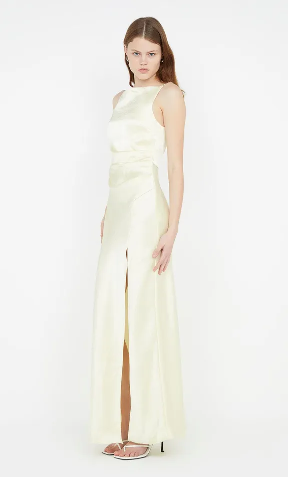 Bec Bridge Event Wear Dresses THE DREAMER MAXI DRESS Ice Yellow 8211 Women