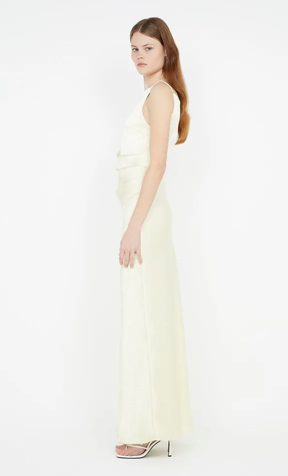 Bec Bridge Event Wear Dresses THE DREAMER MAXI DRESS Ice Yellow 8211 Women