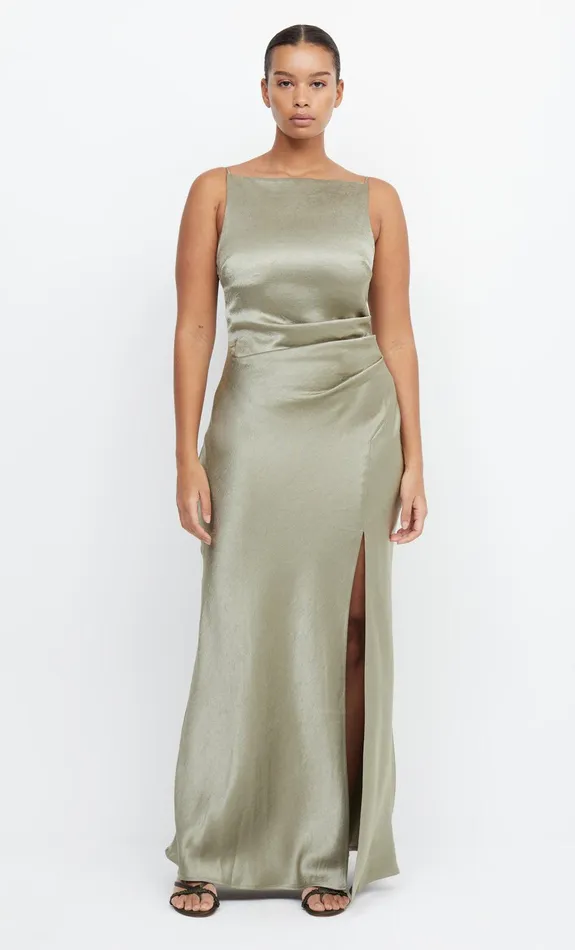 Bec Bridge Event Wear Dresses THE DREAMER MAXI DRESS Sage 8211 Women