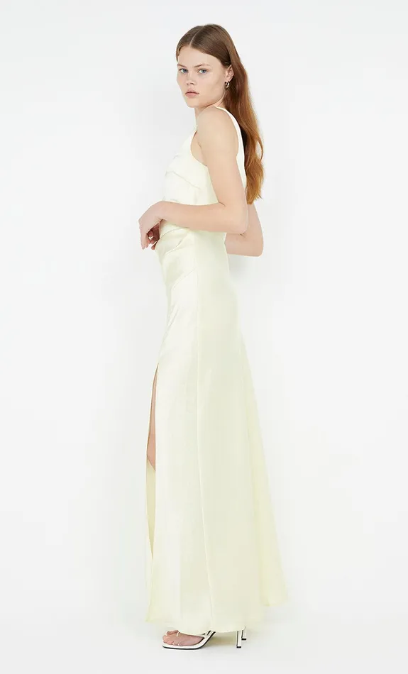 Bec Bridge Event Wear Dresses THE DREAMER SQUARE NECK DRESS Ice Yellow 8211 Women