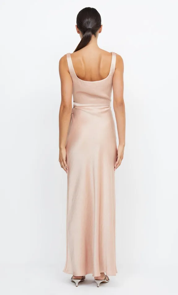 Bec Bridge Event Wear Dresses THE DREAMER SQUARE NECK DRESS Rose Gold 8211 Women