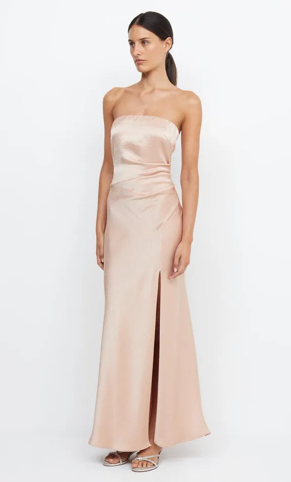 Bec Bridge Event Wear Dresses THE DREAMER STRAPLESS DRESS Rose Gold 8211 Women