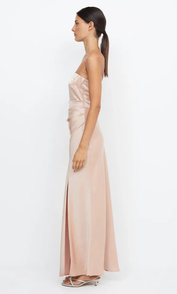 Bec Bridge Event Wear Dresses THE DREAMER STRAPLESS DRESS Rose Gold 8211 Women