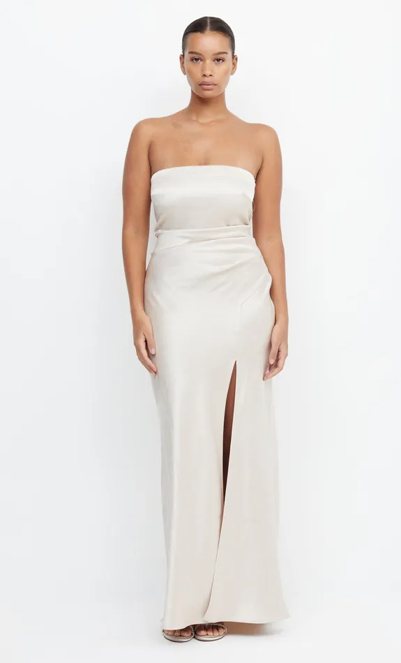 Bec Bridge Event Wear Dresses THE DREAMER STRAPLESS DRESS Sand 8211 Women
