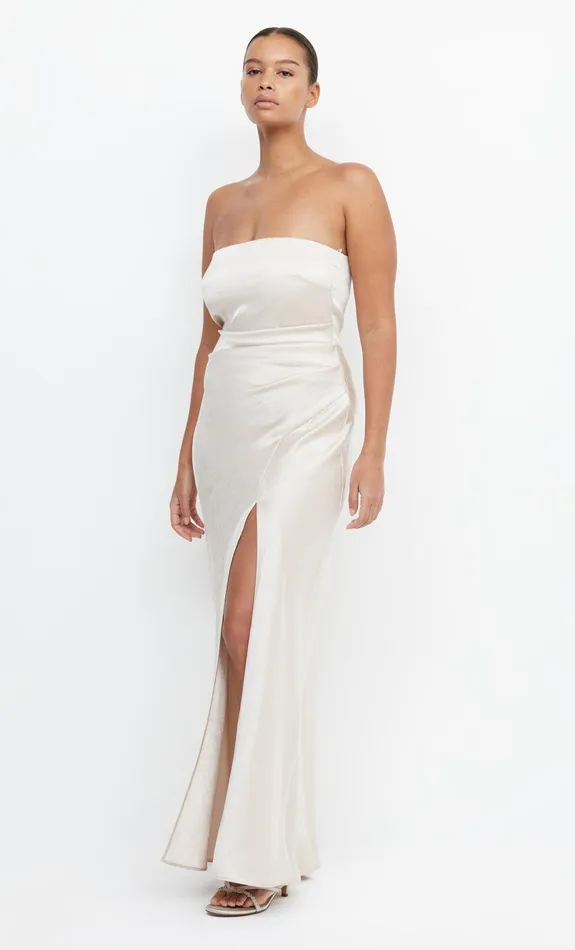 Bec Bridge Event Wear Dresses THE DREAMER STRAPLESS DRESS Sand 8211 Women