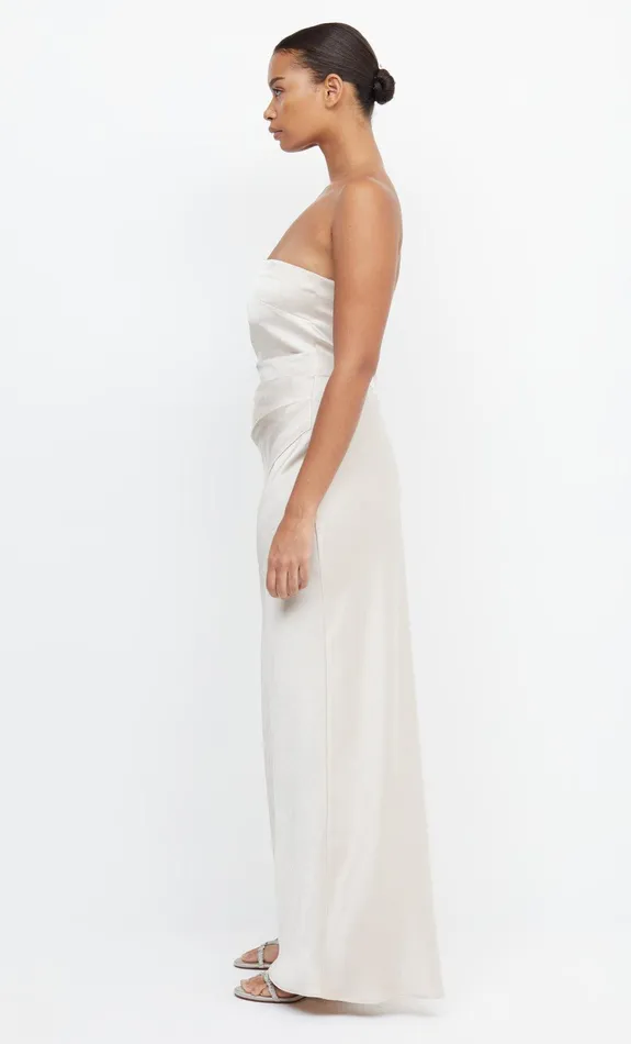 Bec Bridge Event Wear Dresses THE DREAMER STRAPLESS DRESS Sand 8211 Women