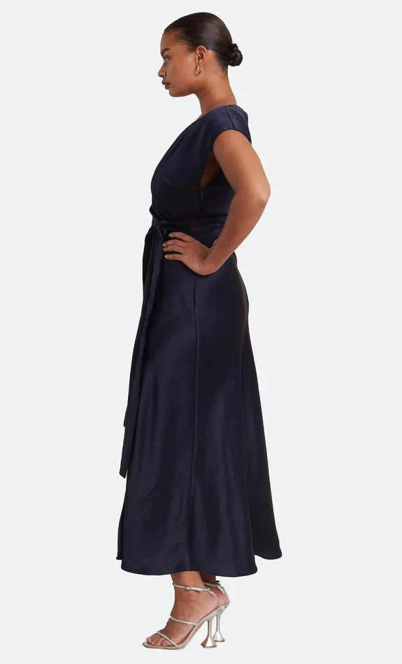 Bec Bridge Event Wear Dresses THE DREAMER WRAP DRESS Ink 8211 Women
