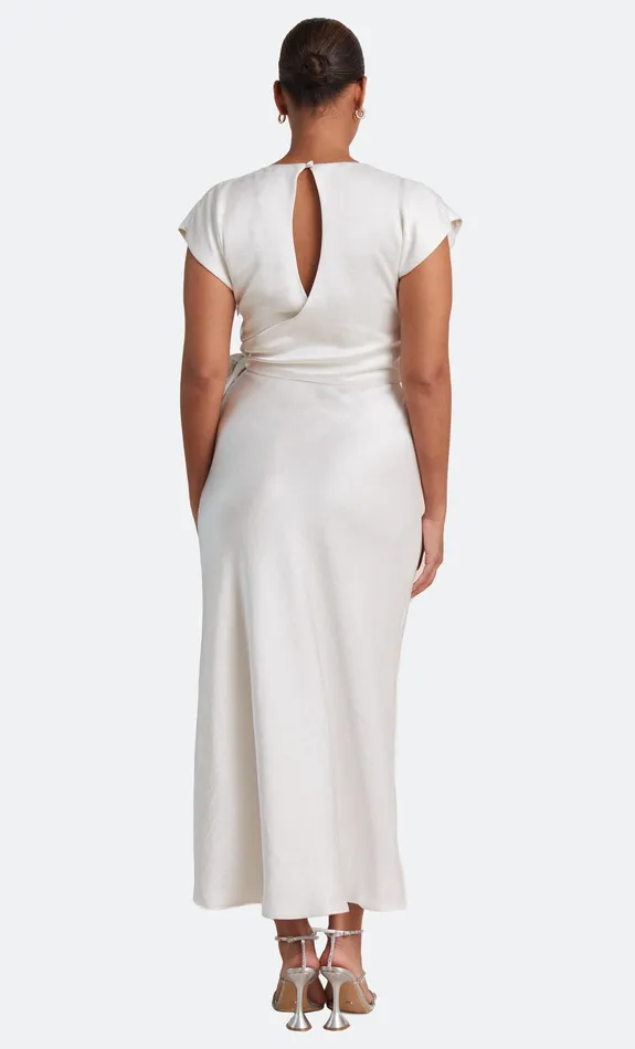 Bec Bridge Event Wear Dresses THE DREAMER WRAP DRESS Ivory 8211 Women