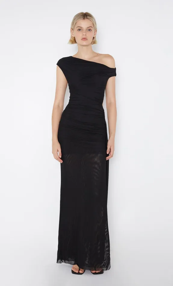 Bec Bridge Event Wear Dresses VICTORIA ASYM DRESS Black 8211 Women