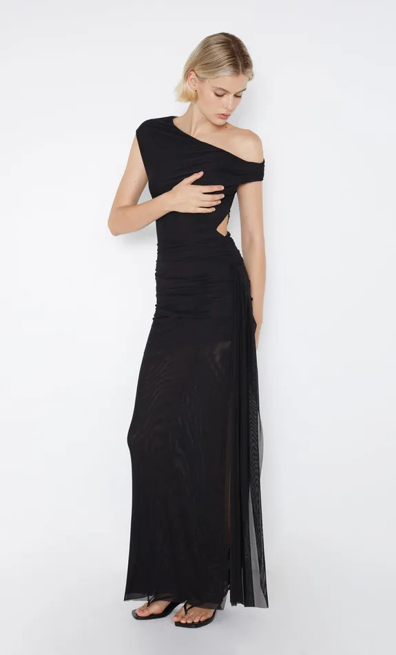 Bec Bridge Event Wear Dresses VICTORIA ASYM DRESS Black 8211 Women
