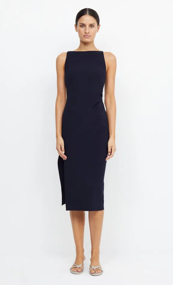 Bec Bridge Maxi Dresses BE MINE TUCK DRESS Ink 8211 Women