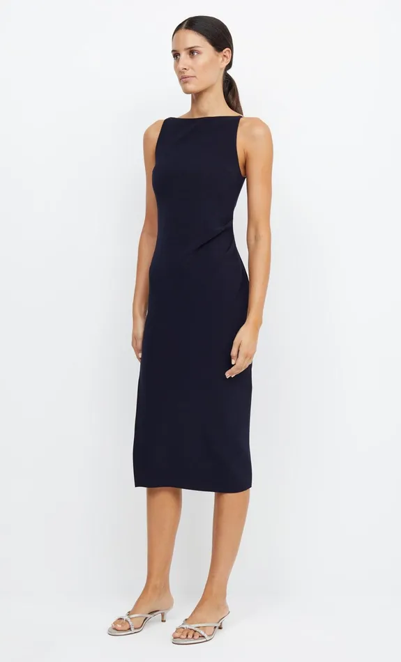 Bec Bridge Maxi Dresses BE MINE TUCK DRESS Ink 8211 Women