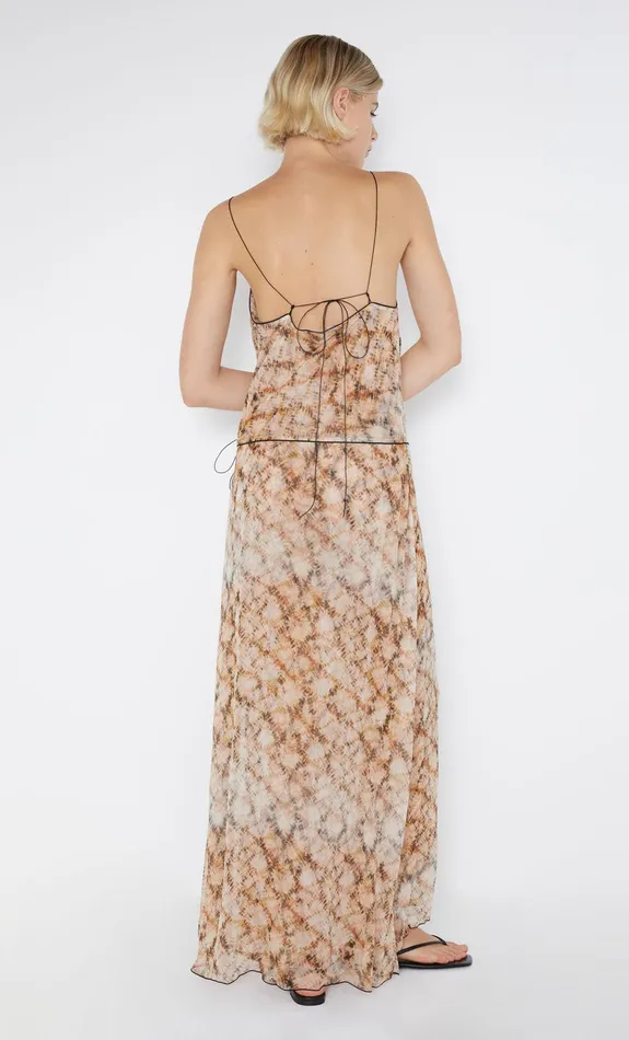 Bec Bridge Maxi Dresses CIEL WRAP MAXI DRESS Geo Shibori 8211 Women