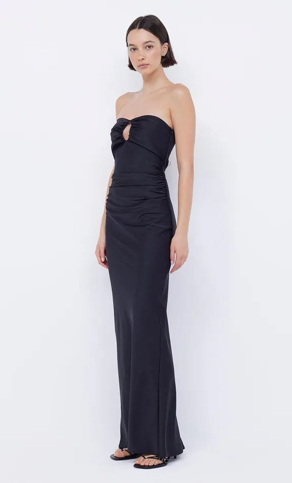 Bec Bridge Maxi Dresses EMILIA STRAPLESS DRESS Black 8211 Women