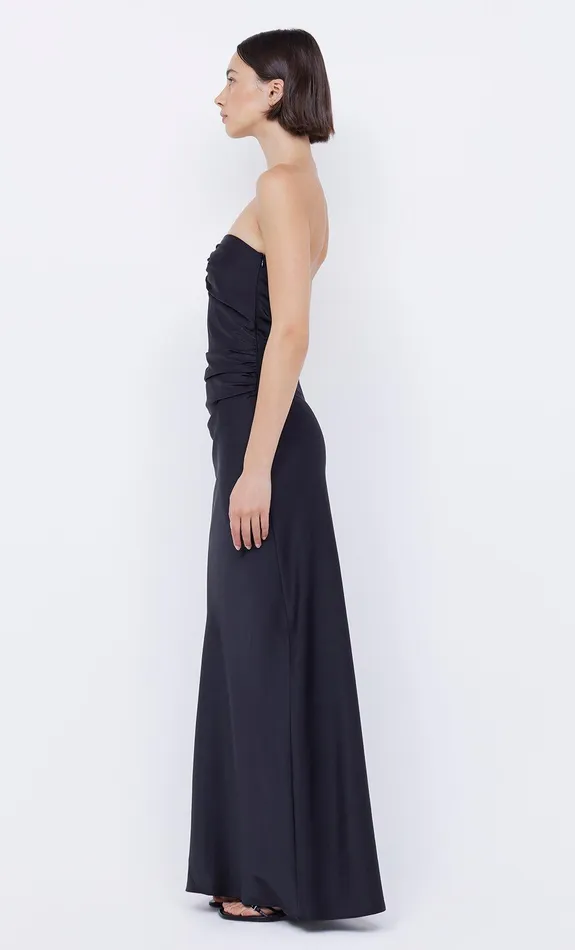 Bec Bridge Maxi Dresses EMILIA STRAPLESS DRESS Black 8211 Women