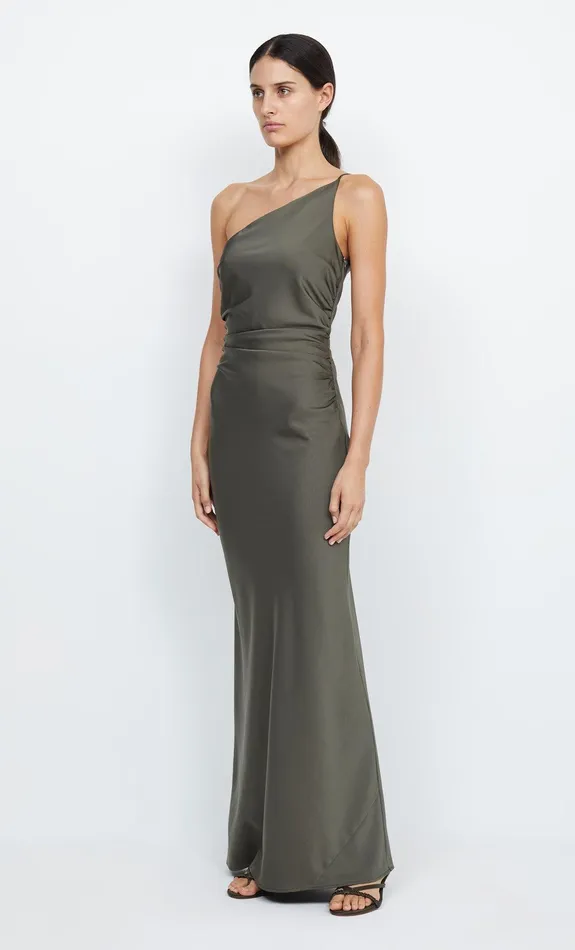 Bec Bridge Maxi Dresses ETERNITY ASYM MAXI DRESS Dark Willow 8211 Women