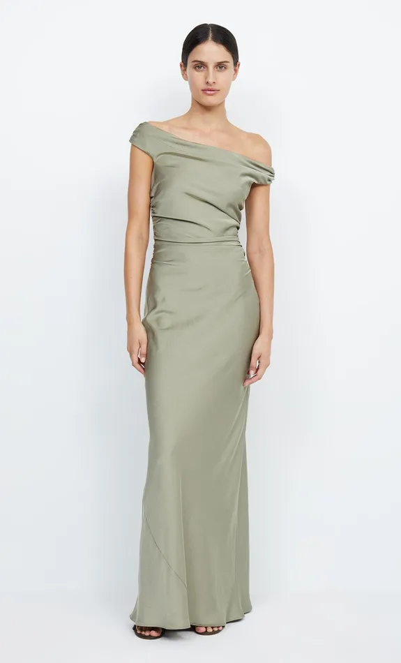 Bec Bridge Maxi Dresses ETERNITY OFF SHOULDER MAXI Sage 8211 Women
