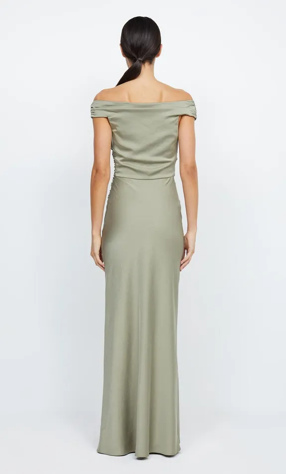Bec Bridge Maxi Dresses ETERNITY OFF SHOULDER MAXI Sage 8211 Women
