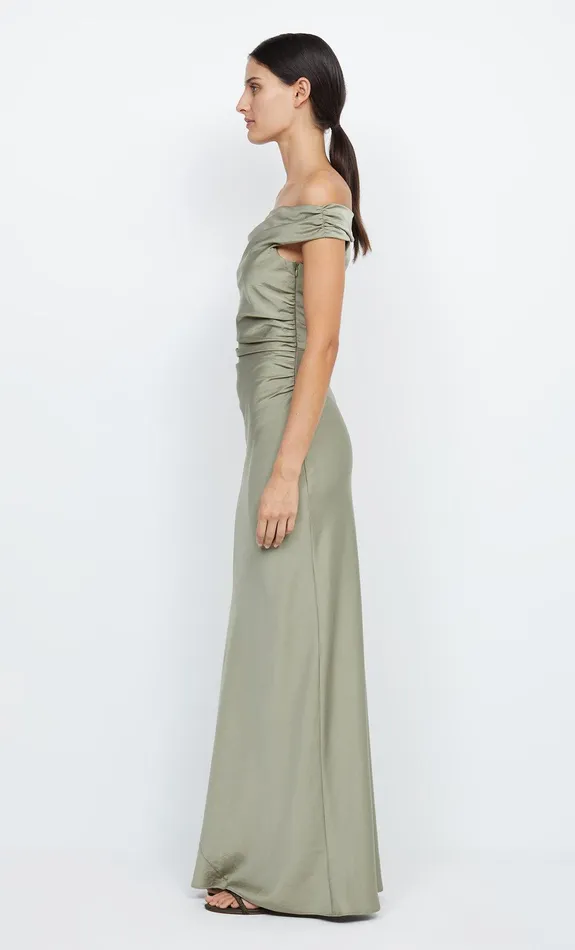 Bec Bridge Maxi Dresses ETERNITY OFF SHOULDER MAXI Sage 8211 Women
