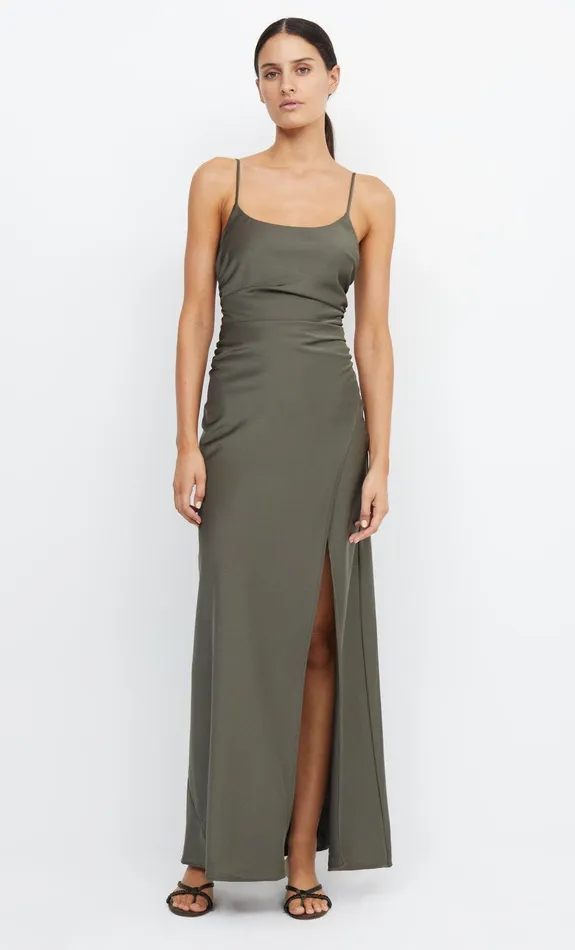 Bec Bridge Maxi Dresses ETERNITY SCOOP MAXI DRESS Dark Willow 8211 Women