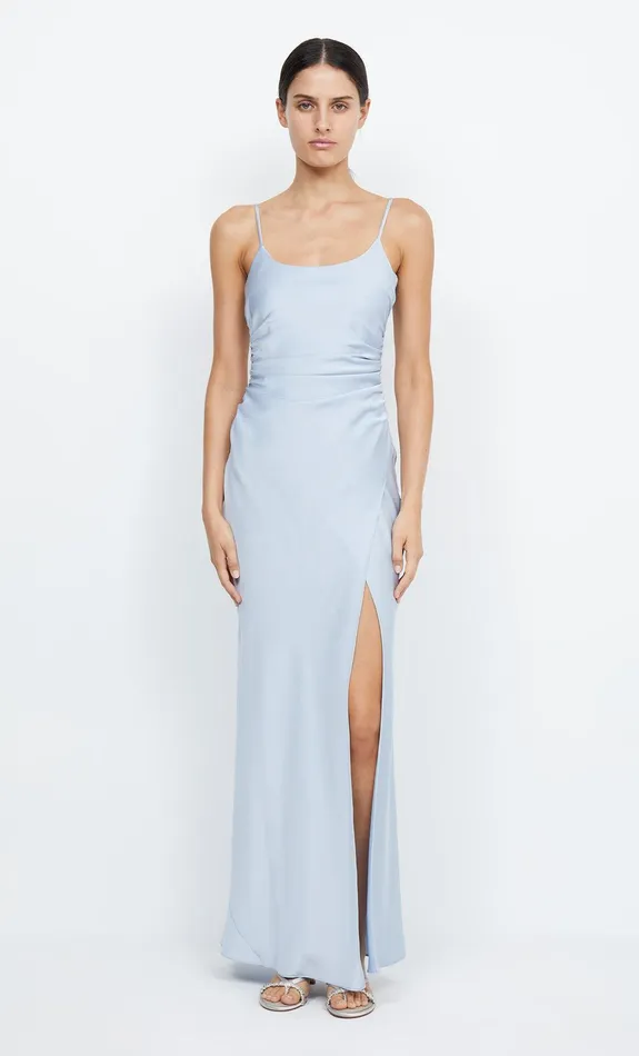 Bec Bridge Maxi Dresses ETERNITY SCOOP MAXI DRESS Dusty Blue 8211 Women