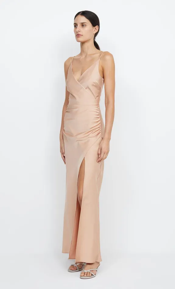Bec Bridge Maxi Dresses ETERNITY V MAXI DRESS Rose Gold 8211 Women