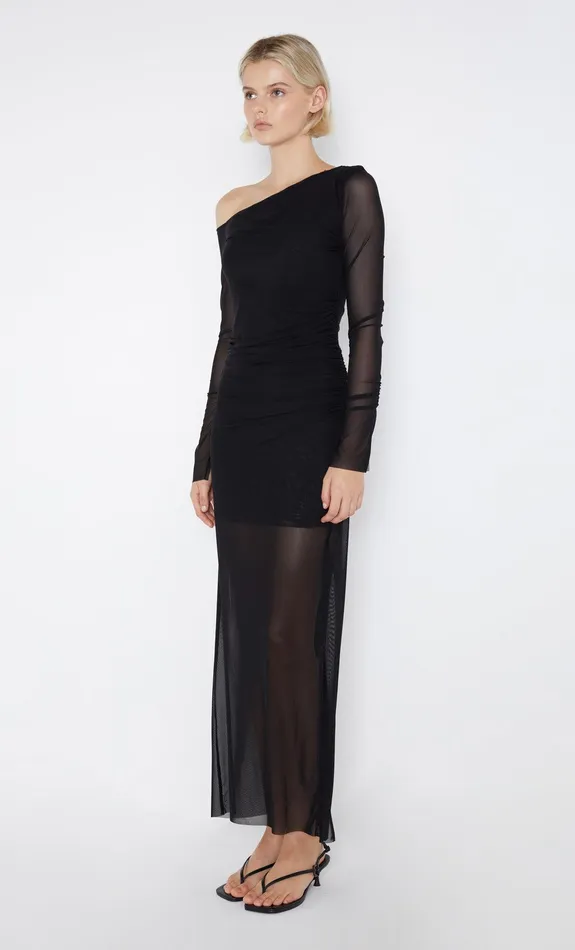 Bec Bridge Maxi Dresses FAE ASYM LONG SLEEVE DRESS Black 8211 Women