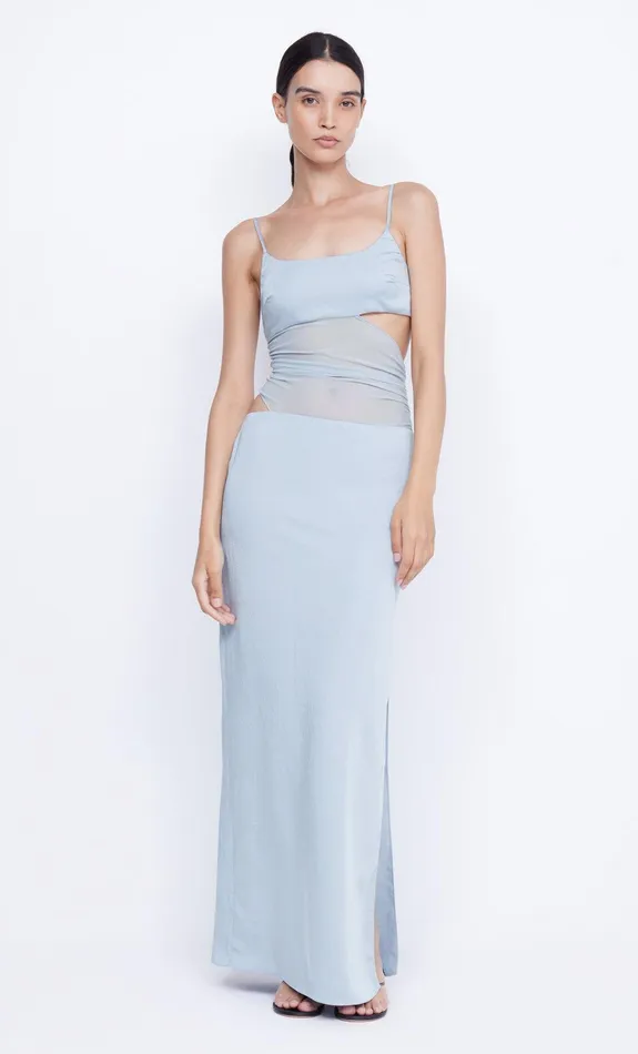 Bec Bridge Maxi Dresses MARI LOU ASYM MAXI DRESS Dove Blue 8211 Women