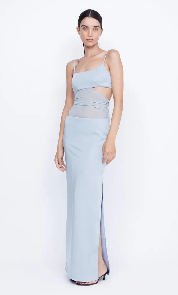Bec Bridge Maxi Dresses MARI LOU ASYM MAXI DRESS Dove Blue 8211 Women