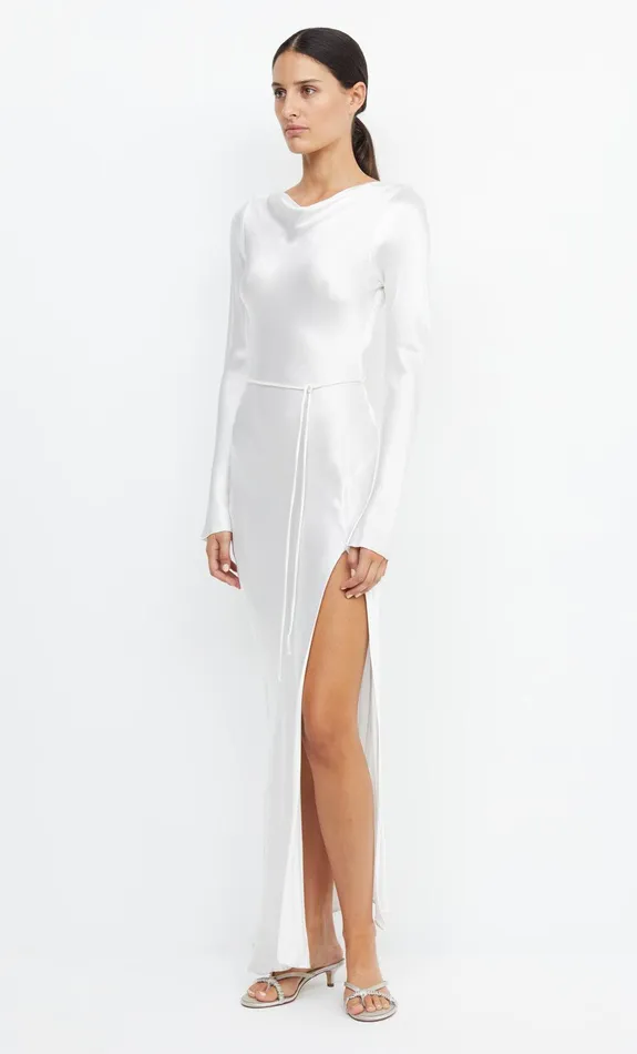 Bec Bridge Maxi Dresses MOON DANCE LONG SLEEVE MAXI DRESS Ivory 8211 Women