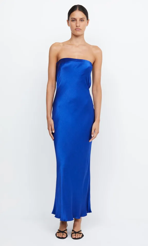 Bec Bridge Maxi Dresses MOON DANCE STRAPLESS DRESS Mediterranean Blue 8211 Women