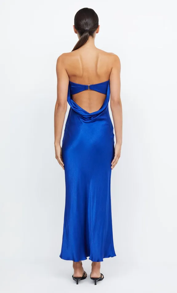 Bec Bridge Maxi Dresses MOON DANCE STRAPLESS DRESS Mediterranean Blue 8211 Women