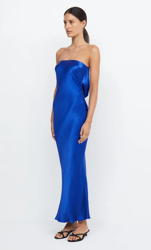 Bec Bridge Maxi Dresses MOON DANCE STRAPLESS DRESS Mediterranean Blue 8211 Women