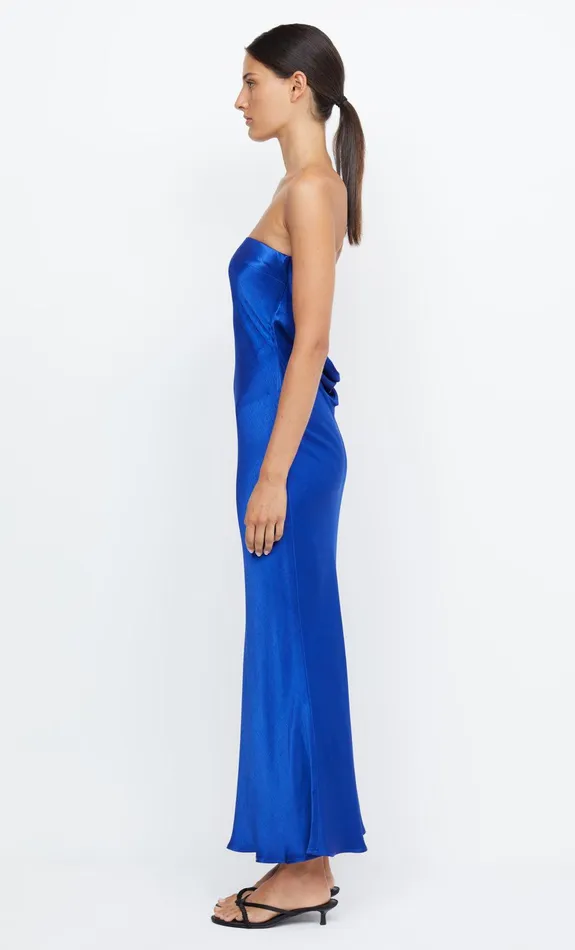 Bec Bridge Maxi Dresses MOON DANCE STRAPLESS DRESS Mediterranean Blue 8211 Women