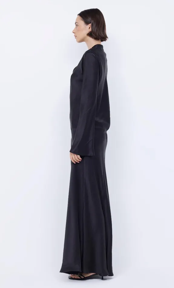 Bec Bridge Maxi Dresses ORLA LONG SLEEVE MAXI DRESS Black 8211 Women