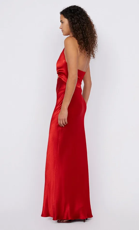 Bec Bridge Maxi Dresses SABIA TWIST DRESS Rouge 8211 Women